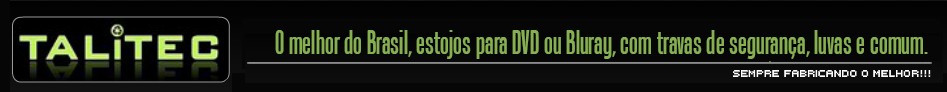 Talitec estojos para Bluray e DVD